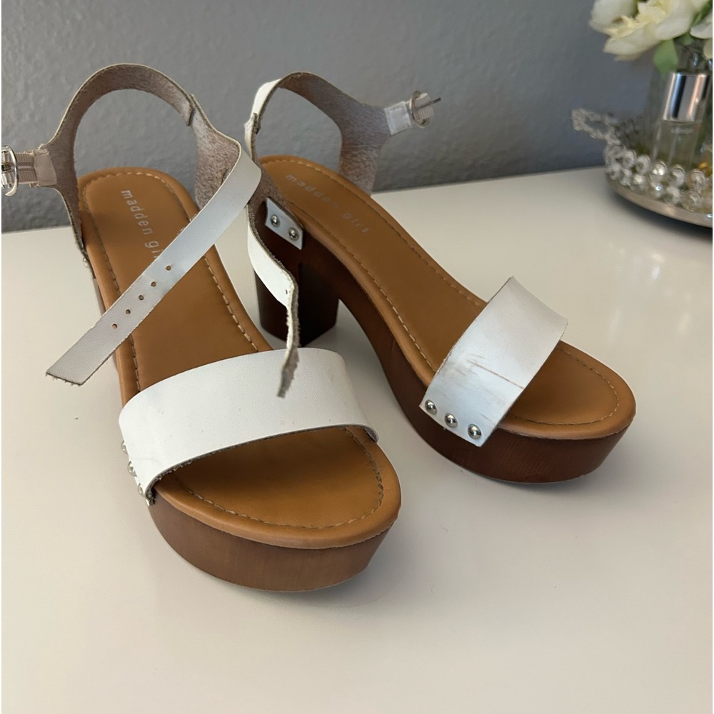 Madden girl platform heel sandal